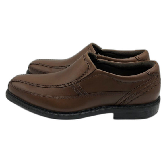 Rockport Other - Rockport NIB Men's Brown Leather Slip On Comfort Casual Dress Shoes Size 9